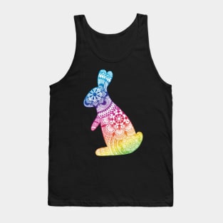 Rainbow Rabbit Tank Top